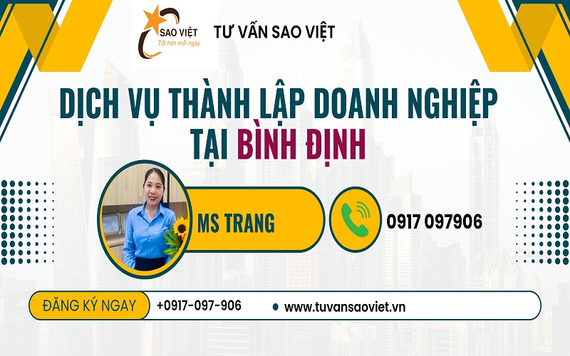Những điều bạn cần biết khi thành lập công ty tại Tây Sơn, Bình Định