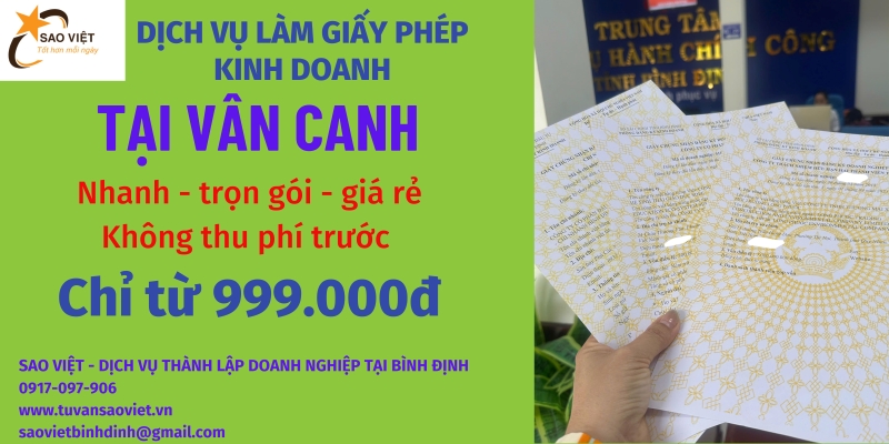 Tất tần tật những thủ tục để thành lập doanh nghiệp tại Vân Canh.