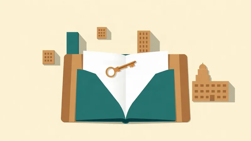 An open teal folder with white sheets and a key, small buildings around it: the single-member LLC file